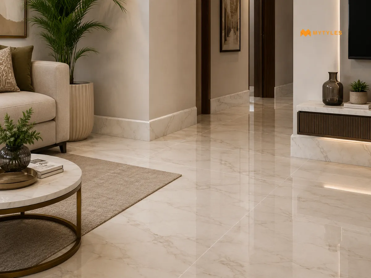 Marble-Look Skirting for Living Rooms